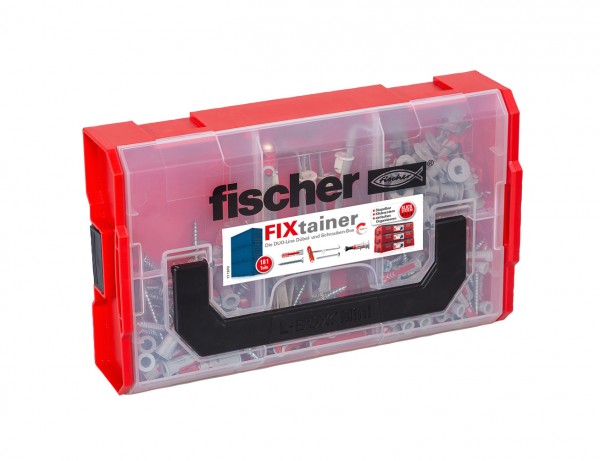 FIXtainer - DUO-Line Dübel- &amp; Schrauben-Box | Gut ausgestattet mit DOUBLADE, DOUPOWER und DUOTEC